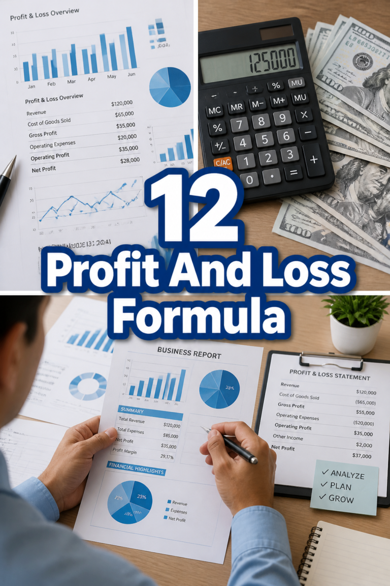 💰 12 Profit And Loss Formula