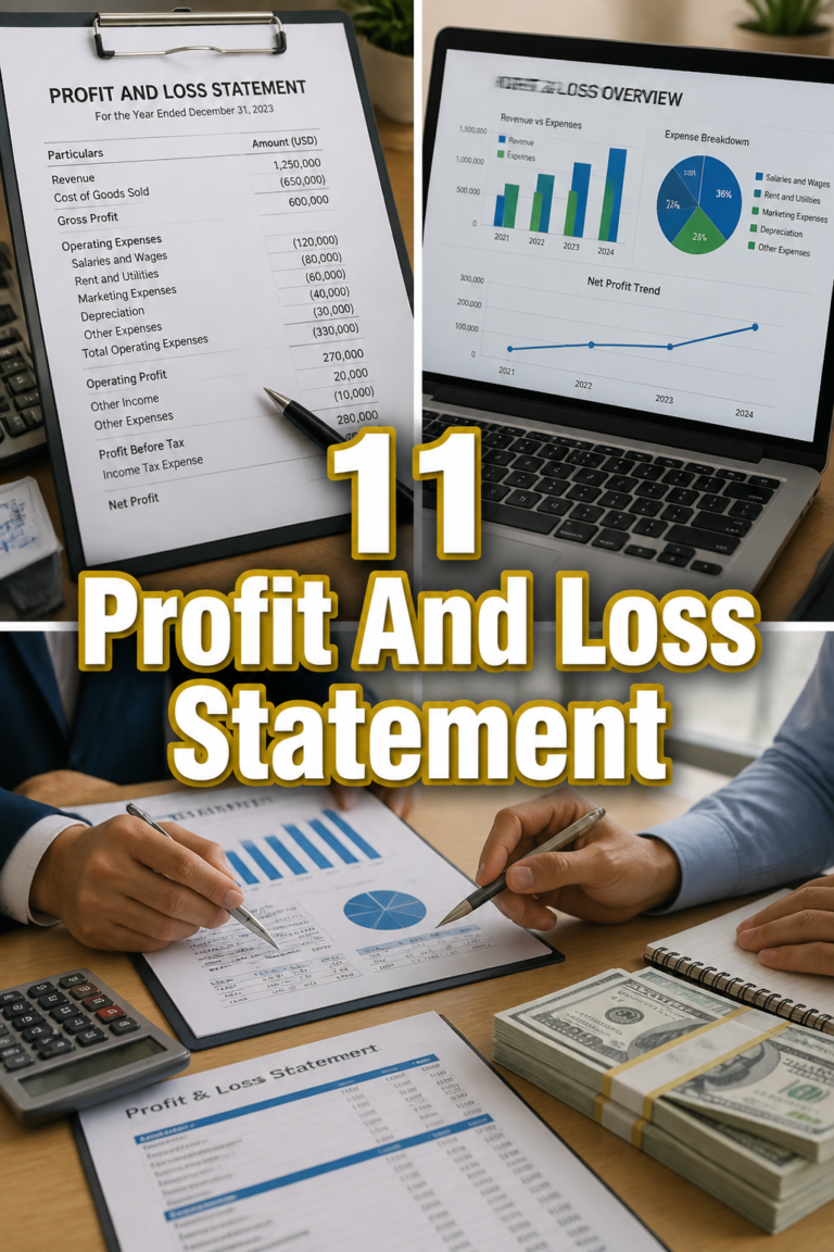 💸 11 Profit And Loss Statement