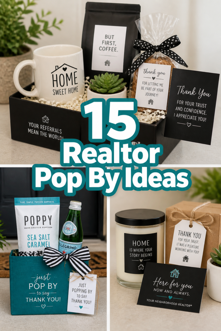 🎁 15 Realtor Pop By Ideas