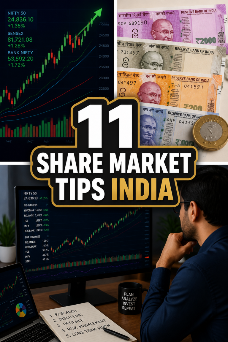 📈 11 Share Market Tips India