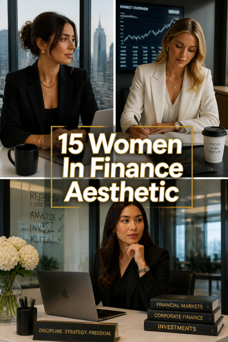 💼 15 Women In Finance Aesthetic