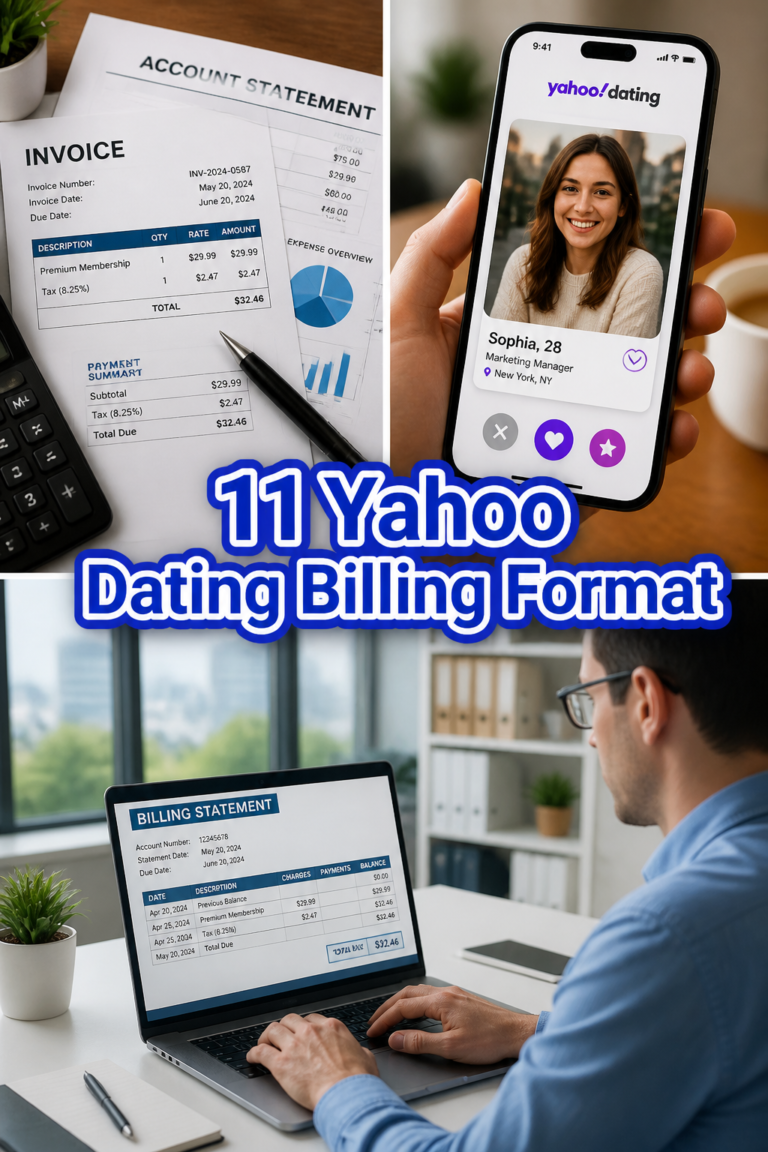 💸 11 Yahoo Dating Billing Format