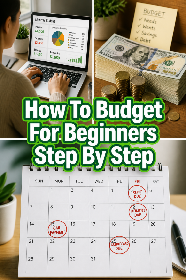 💰 How To Budget For Beginners Step By Step