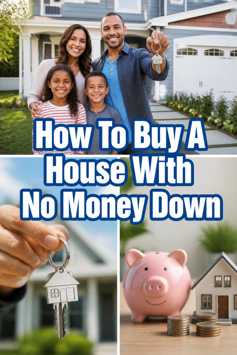 🏡 How To Buy A House With No Money Down