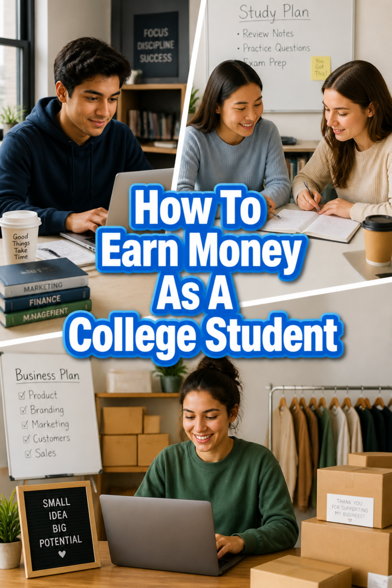 💸 How To Earn Money As A College Student