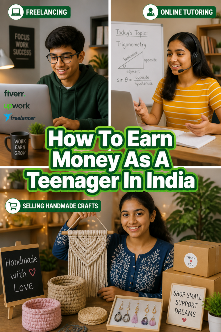 💰 How To Earn Money As A Teenager In India
