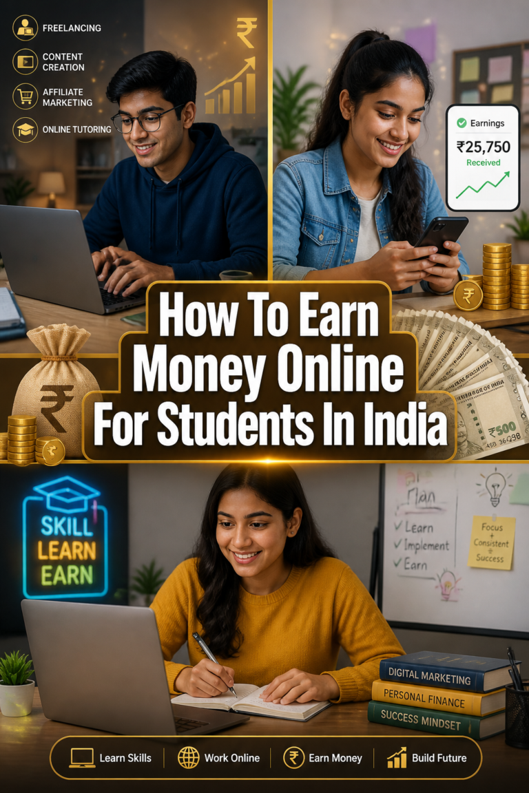 💰 How To Earn Money Online For Students In India