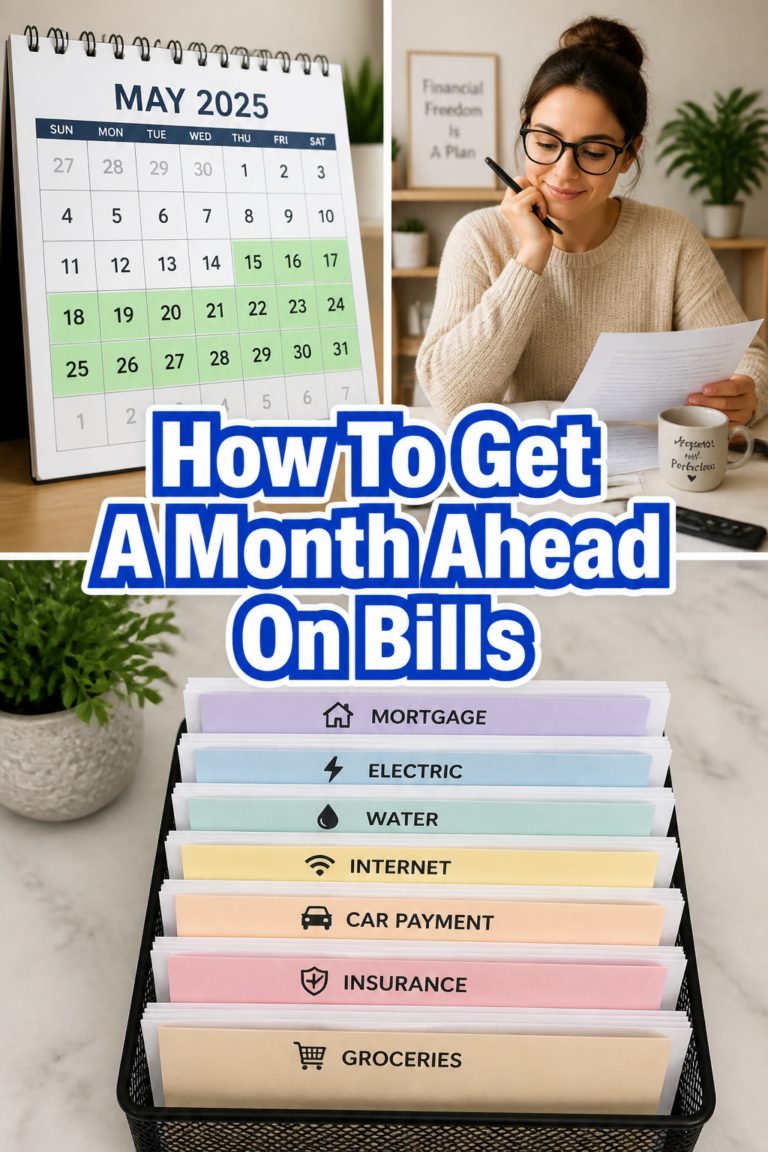 💰 How To Get A Month Ahead On Bills