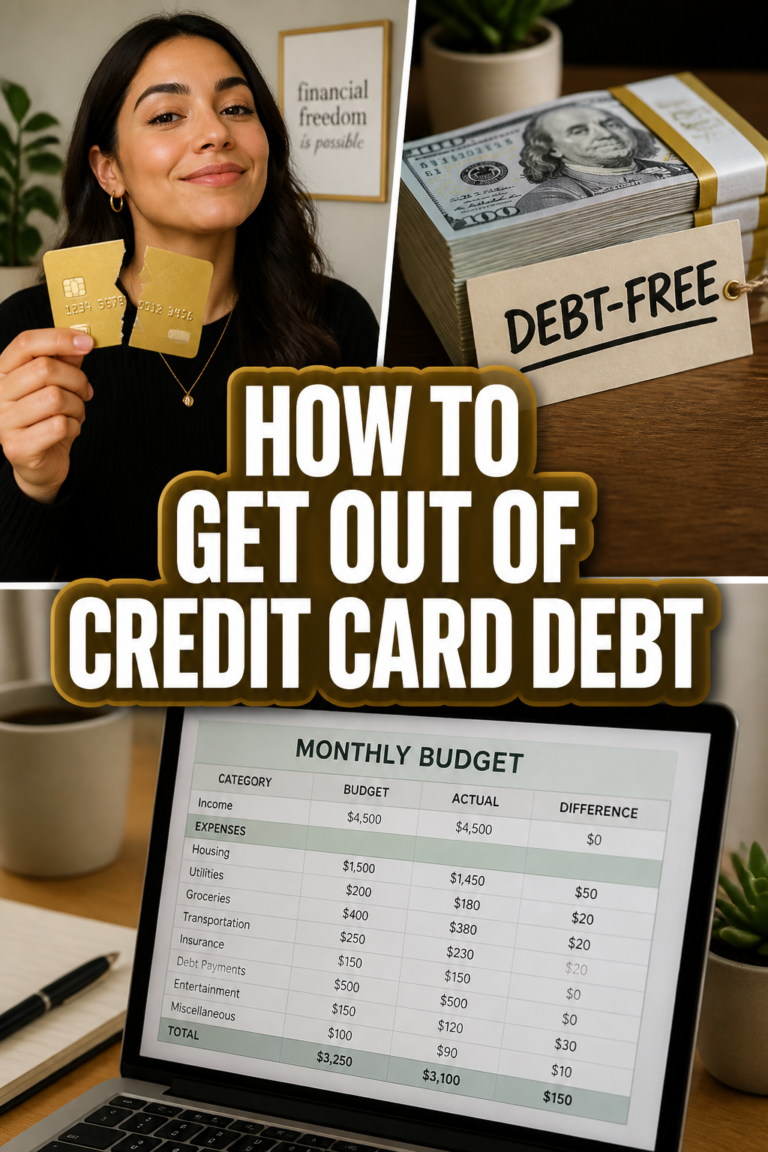 💰 How To Get Out Of Credit Card Debt