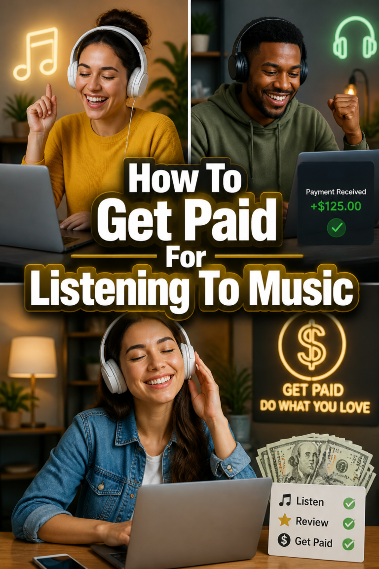🎧 How To Get Paid For Listening To Music