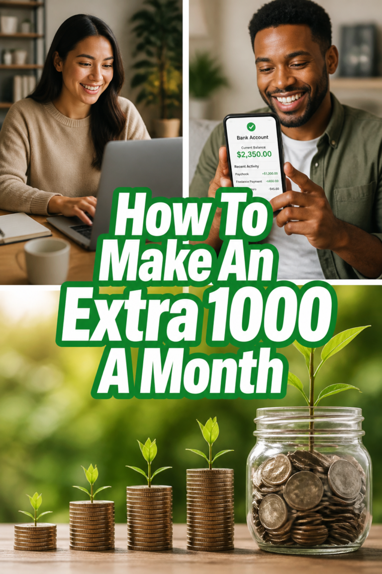 💰 How To Make An Extra 1000 A Month