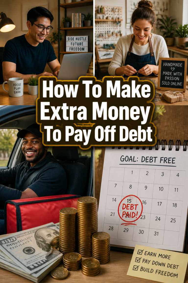 💰 How To Make Extra Money To Pay Off Debt