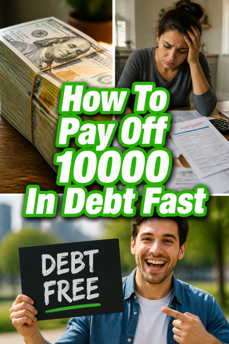 💸 How To Pay Off 10000 In Debt Fast