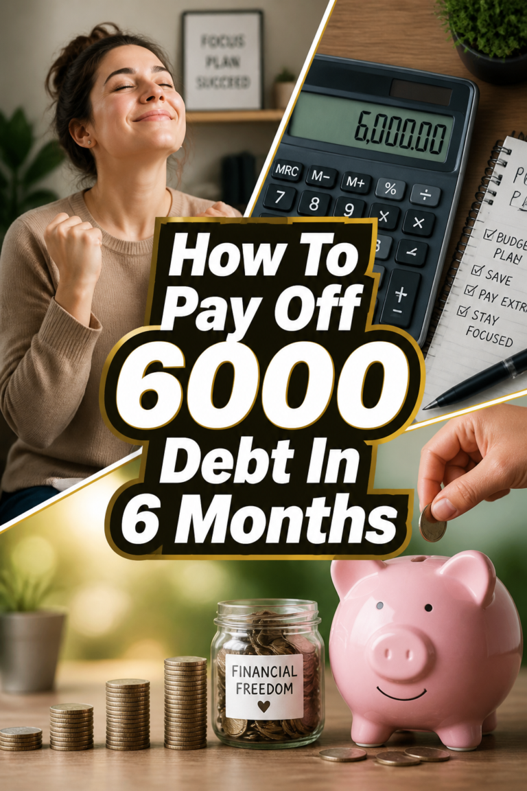 💰 How To Pay Off 6000 Debt In 6 Months