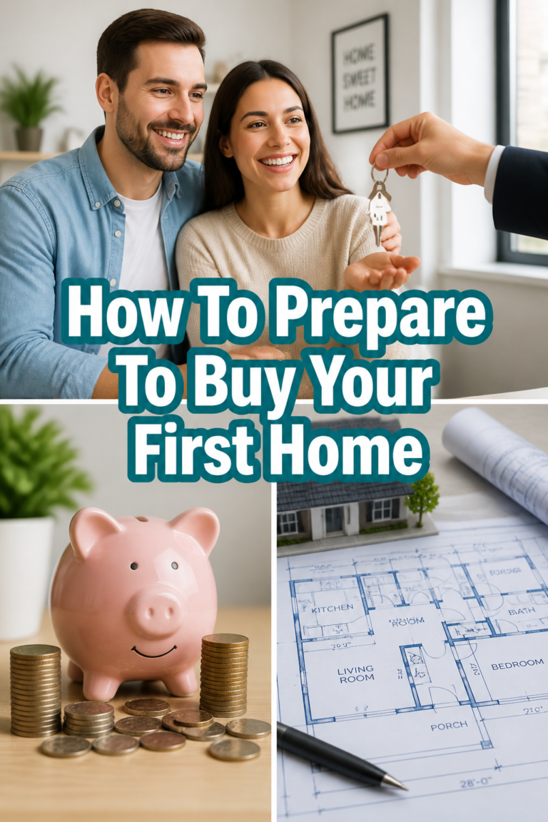 🏡 How To Prepare To Buy Your First Home
