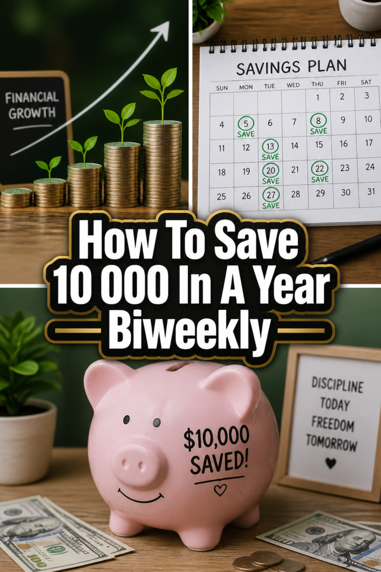 💰 How To Save 10 000 In A Year Biweekly