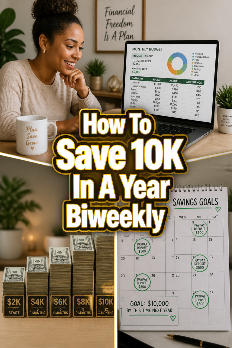💰 How To Save 10K In A Year Biweekly