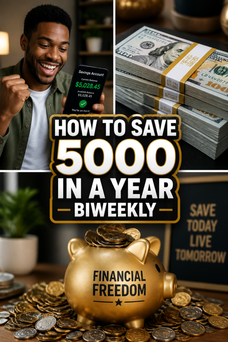 💰 How To Save 5000 In A Year Biweekly