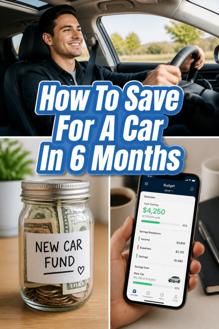 🚗 How To Save For A Car In 6 Months
