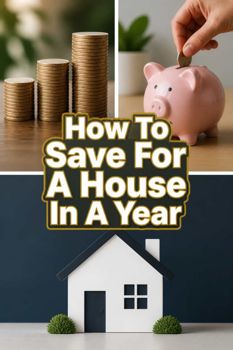 🏠 How To Save For A House In A Year