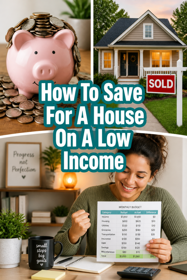 🏠 How To Save For A House On A Low Income