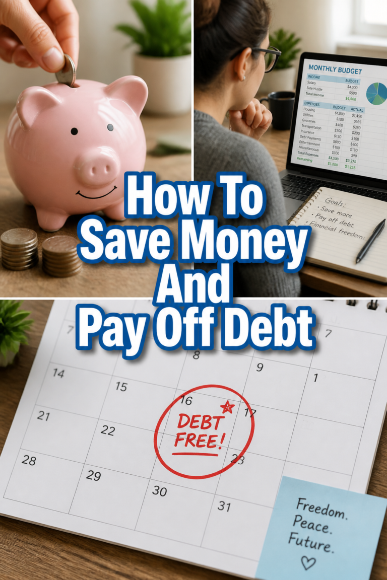 💰 How To Save Money And Pay Off Debt