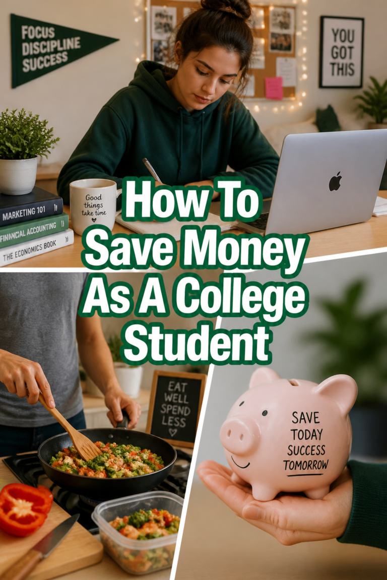 💰 How To Save Money As A College Student