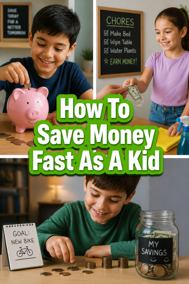 💰 How To Save Money Fast As A Kid