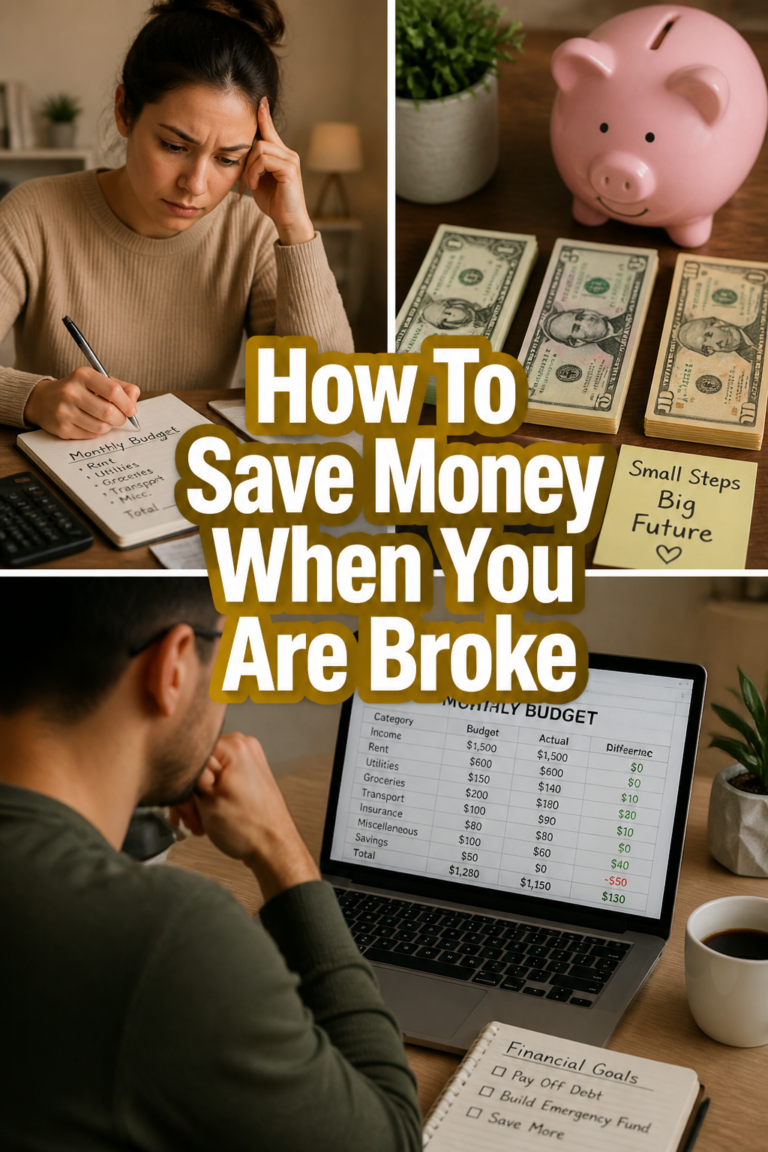 🌱 How To Save Money When You Are Broke