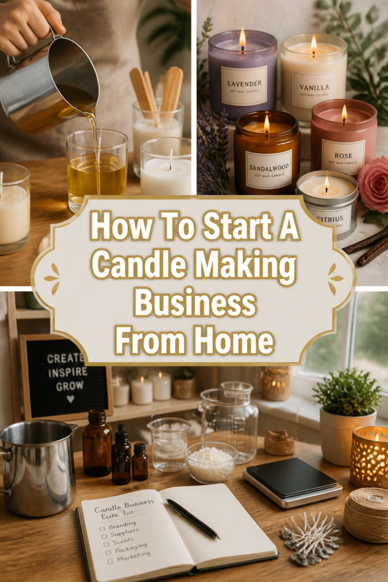 🕯️ How To Start A Candle Making Business From Home