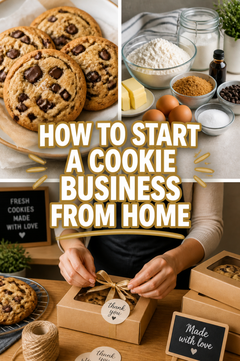 🍪 How To Start A Cookie Business From Home