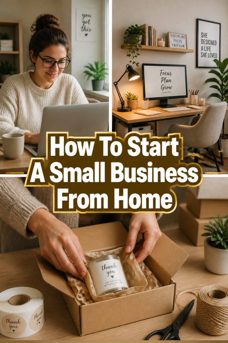 🏠 How To Start A Small Business From Home